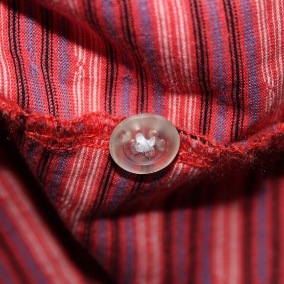 Kinloch Anderson Sz L Cora lPink Blue Cream Two Ply100% Combed Cotton Shirt - Picture 14 of 16